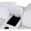 Luxueux canapé inclinable électrique en cuir véritable 5 pièces - 3 fauteuils inclinables et appuis-tête électriques-852453636