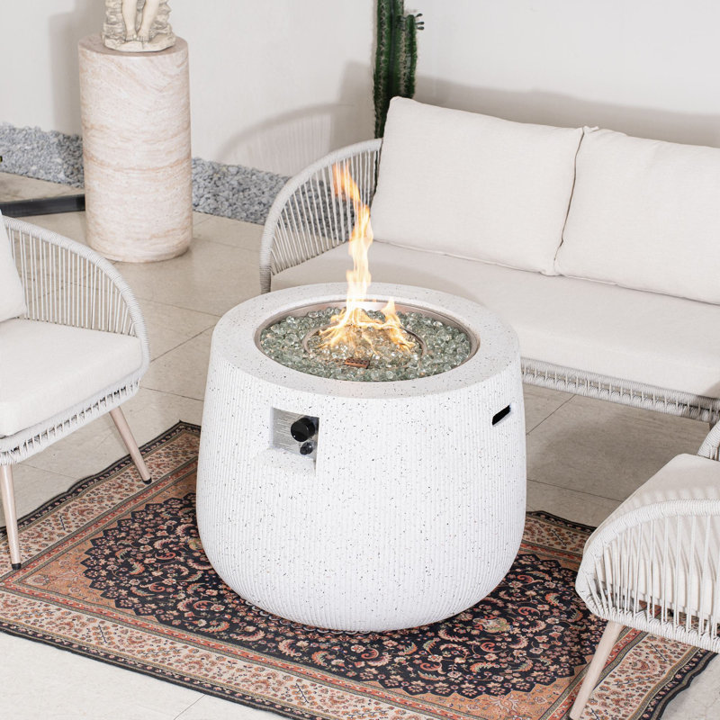 Table de foyer d'extérieur au propane H 23,9 "x l 30,8" Gretta