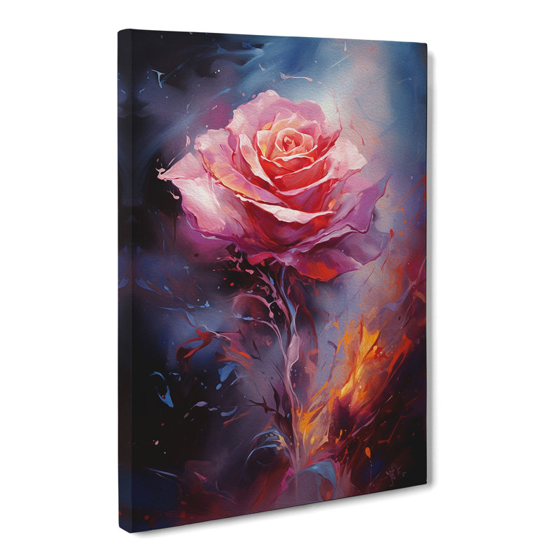 Rose Action - No Frame Print, 76cm H x 50cm W x 3cm D