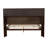 Queen Bed with Bookcase Headboard
