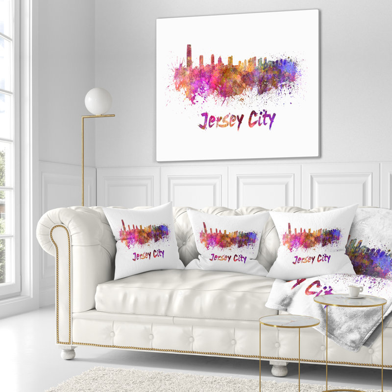 Coussin Cityscape, Rectangulaire, 12 po x 20 po