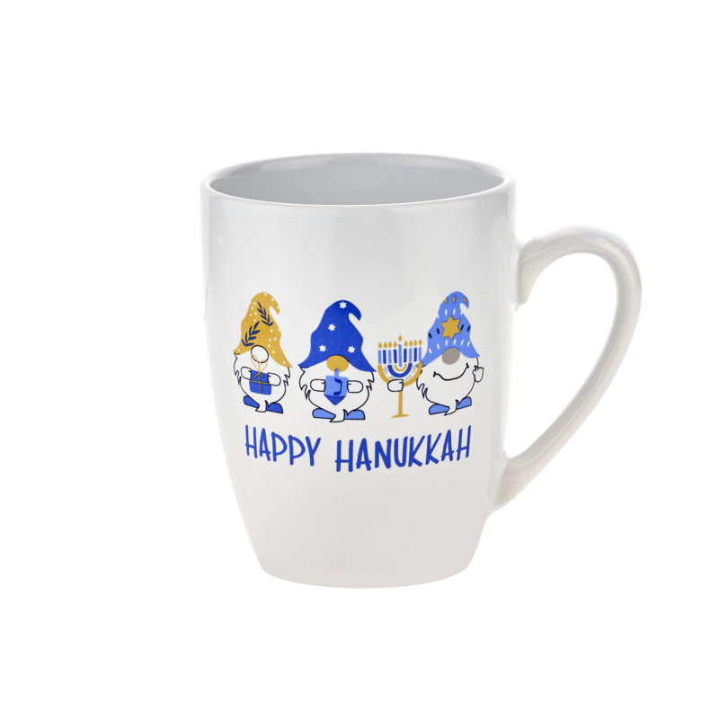 Gnome Hanukkah Mug 16 oz