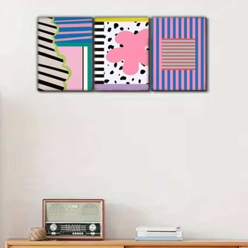 3 Piece Wrapped Canvas Wall Art, 40" H x 90" W