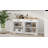 Large Farmhouse Buffet Cabinet With 2 Drawers And 4 Doors, Perfect For Dining, Living Room, And Kitchen Storage-741589183