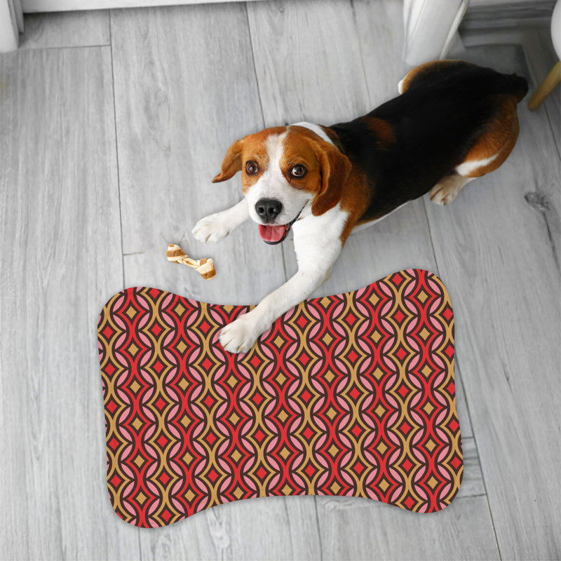 Cherry Love - 1 Piece Bone Shape Feeding Mat