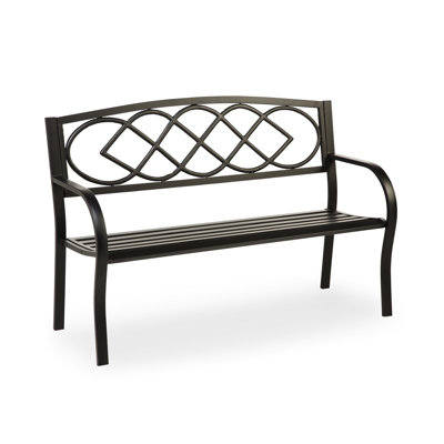 Banc de jardin en acier Arani