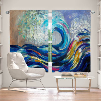 Room Darkening Filters Out Most Light Curtain Pair