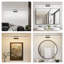 Luminaire de salle de bain moderne 39 po à DEL - Élégante applique murale en métal noir pour miroir, vestiaire ou lavabo-354457591