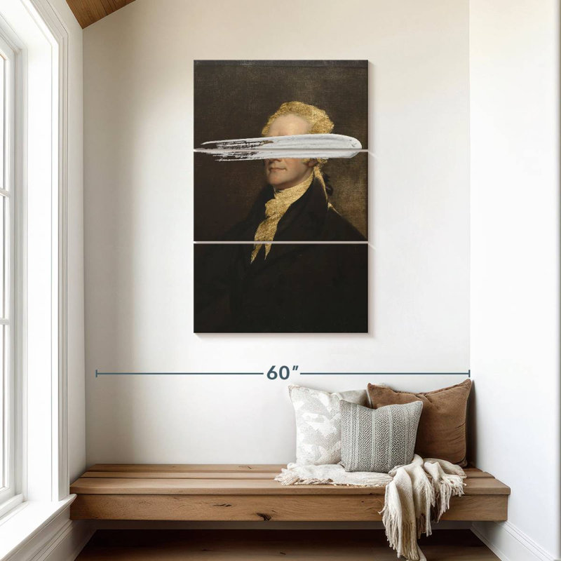 Leisha Masked Hamilton, 45" H x 28" W