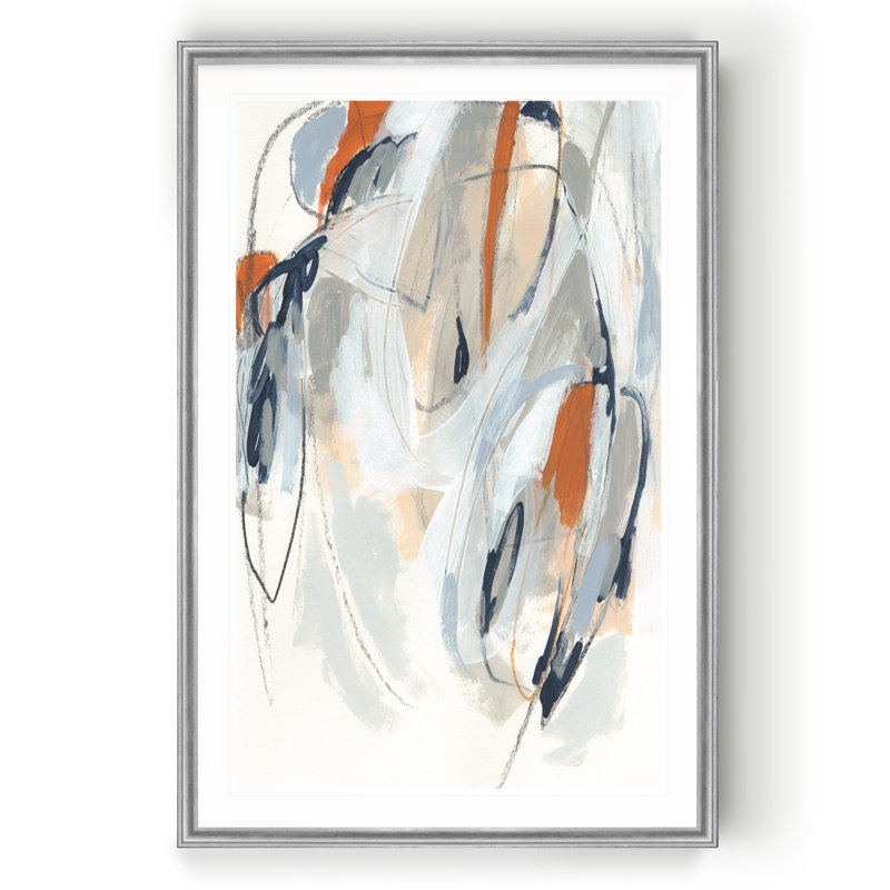 «Obfuscation I», reproduction sur toile, H 30,5 po x l 42,5 po, Impression encadrée, Argent argent
