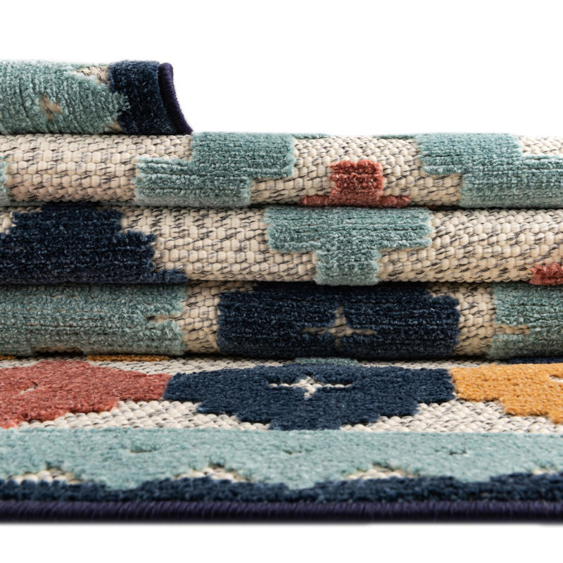 Tapis d'extérieur Haynie, Carré 5 pi 3 po