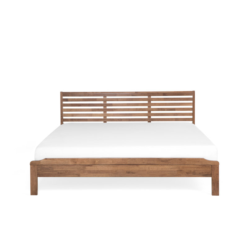 Baird Solid Wood Bed, Dark Wood, Super King(6')
