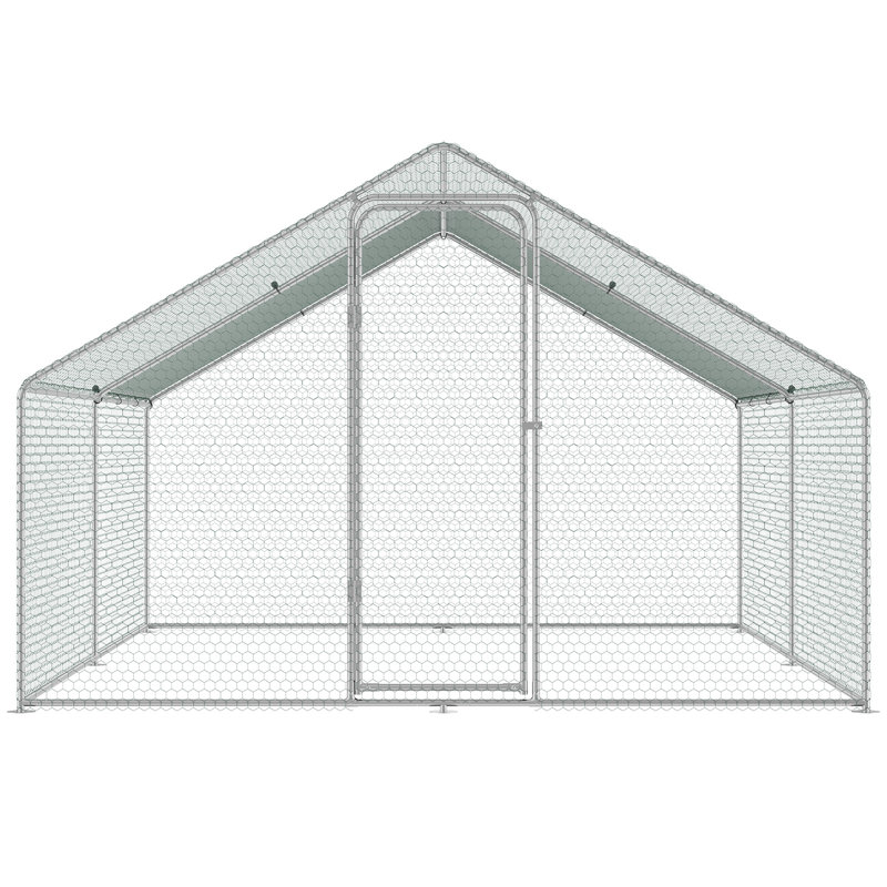 Poulailler Fenndhy avec poulailler, H 78,36 po x l 118,56 po x P 154,68 po