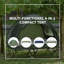 Lit de camp pliable pour 2 personnes avec tente, couvre-lit et matelas gonflable épais Outsunny