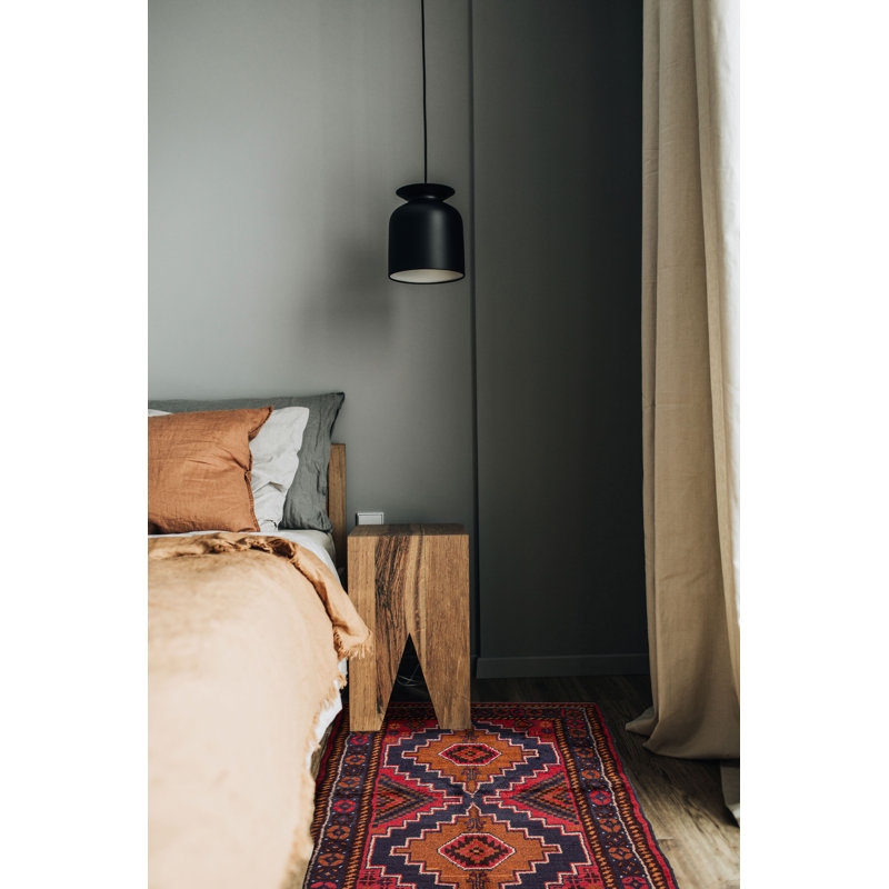Tapis rouge Rizbaft 3 pi 5 po x 6 pi 3 po