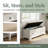 Upholstered Flip Top Storage Bench-933999708