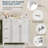 36" Bathroom Vanity with Ceramic Sink-955357322