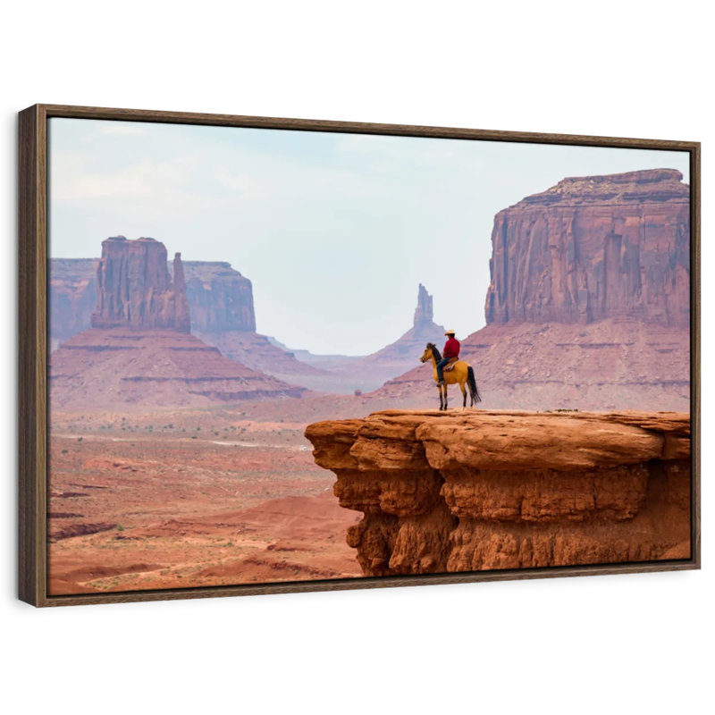 Lelar Cowboy Of Monument Valley, 17" H x 25" W