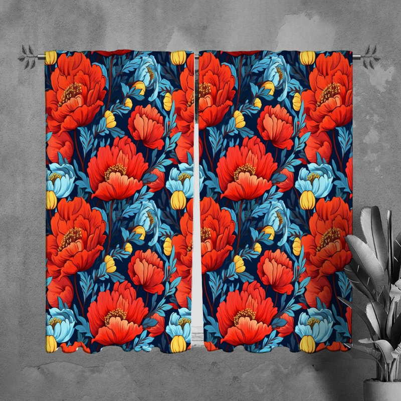 Paire de rideaux obscurcissant en polyester Lindarose, L 40 po x L 82 po