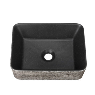 K2094B KGAR 16"X12'' Ceramic Rectangular Bathroom Sink