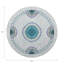 Glass Beads Round Beaded Placemats