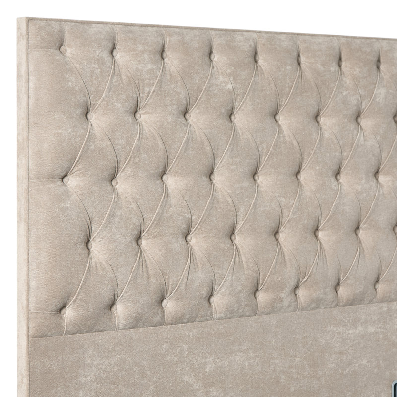Upholstered Headboard, Double (4'6'), Truffle, Kensington