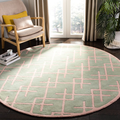 Teresita Hand Tufted Wool Geometric Rug