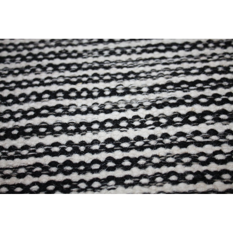 Herault Wool Hand Woven Area Rug, Rectangle 140 x 200cm