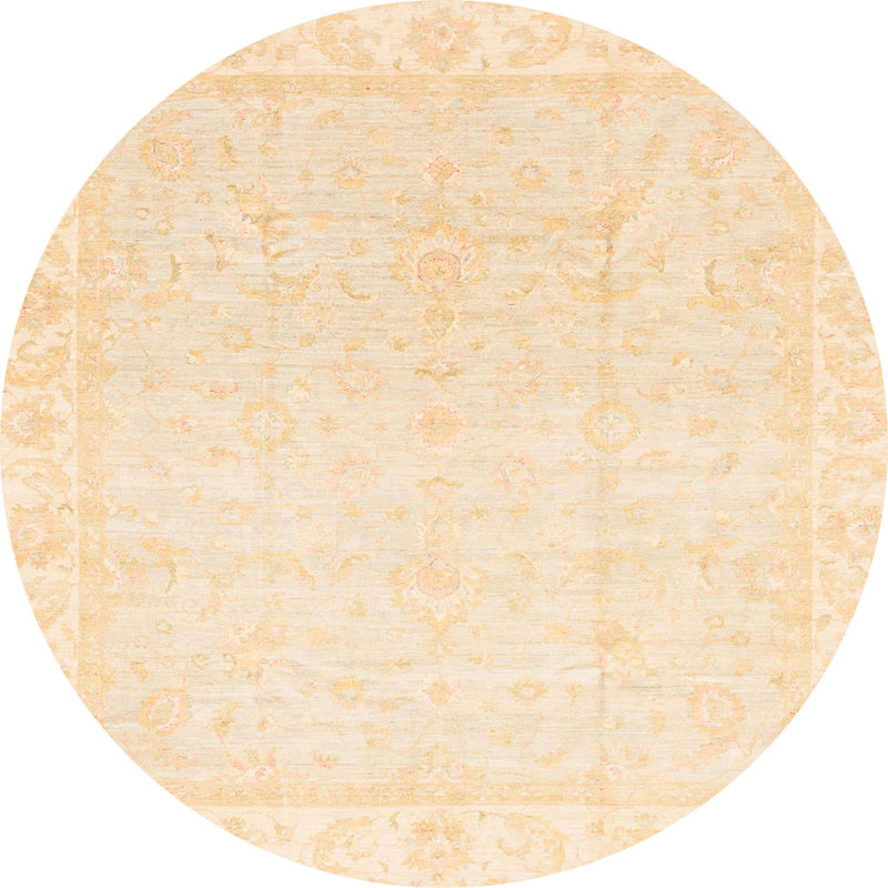 Tapis abstrait moderne 3829, Rond 8 pi