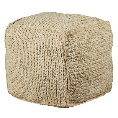 Woven Pouf by Ibolili