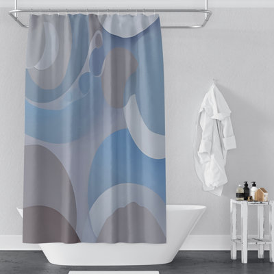 Yucheng Abstract Shower Curtain