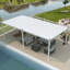 19 pi. L 10 pi. Pergola en aluminium