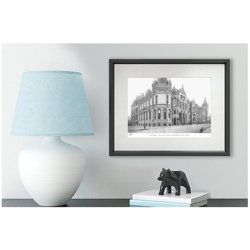 Reading, Museum And Concert Hall C1900 by Francis Frith - Single Picture Frame Print, 60cm H x 80cm W x 2.3cm D