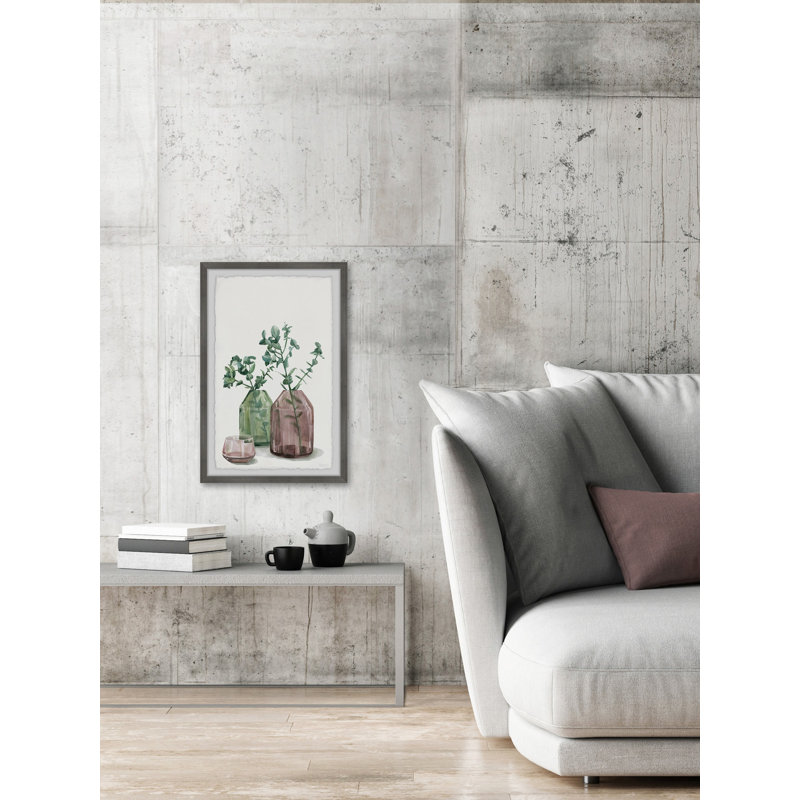 Trendy Vase 8" x 12" Framed Canvas Print