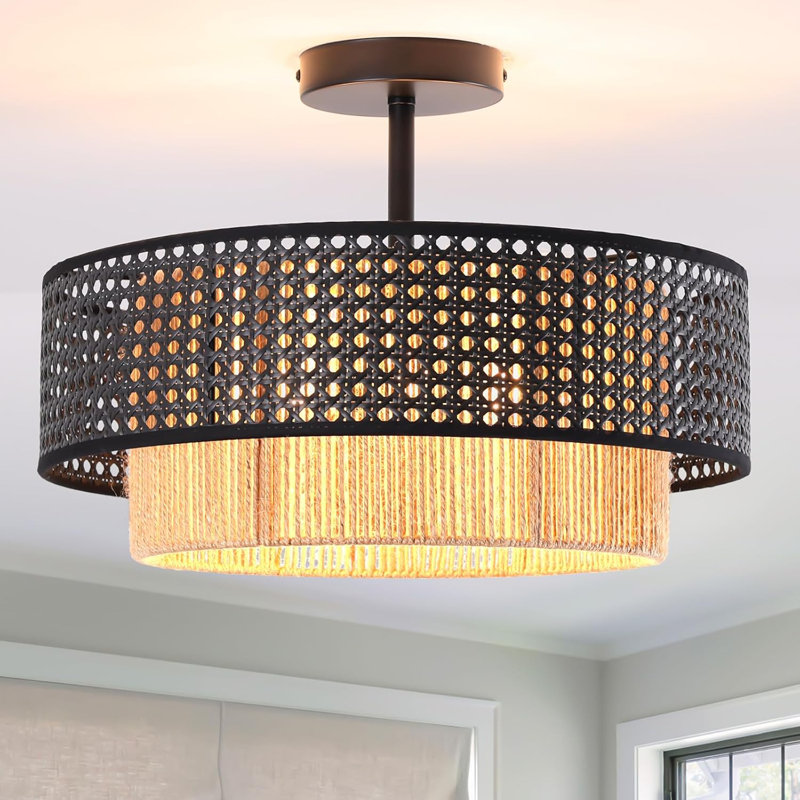 15.7-Inch Semi Embedded Ceiling Light