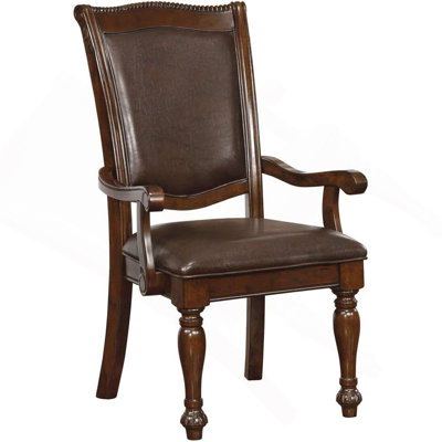 Ensemble de chaises avec accoudoirs en similicuir Glorious Classic