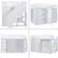 Lit mezzanine double avec tiroirs Javonti Kids-215486230