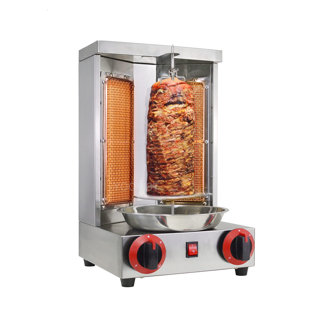 Electric Vertical Grill Machine Rotisserie Oven, 3000W Auto Rotating  Countertop Chicken Cooker Rotisserie Grill for Chicken  Roast,Tacos,Roast,Beef 