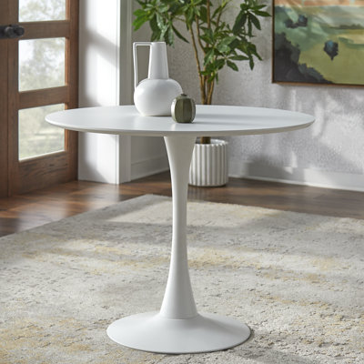 Cambon Round Metal Base Dining Table