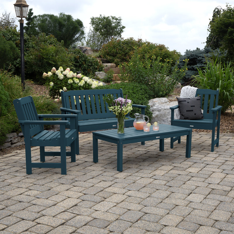 Anette 4 - Person Seating Group, Nantucket Blue