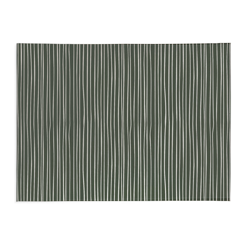 Spinal Column Indoor Doormat, 24" W x 36" L, Green