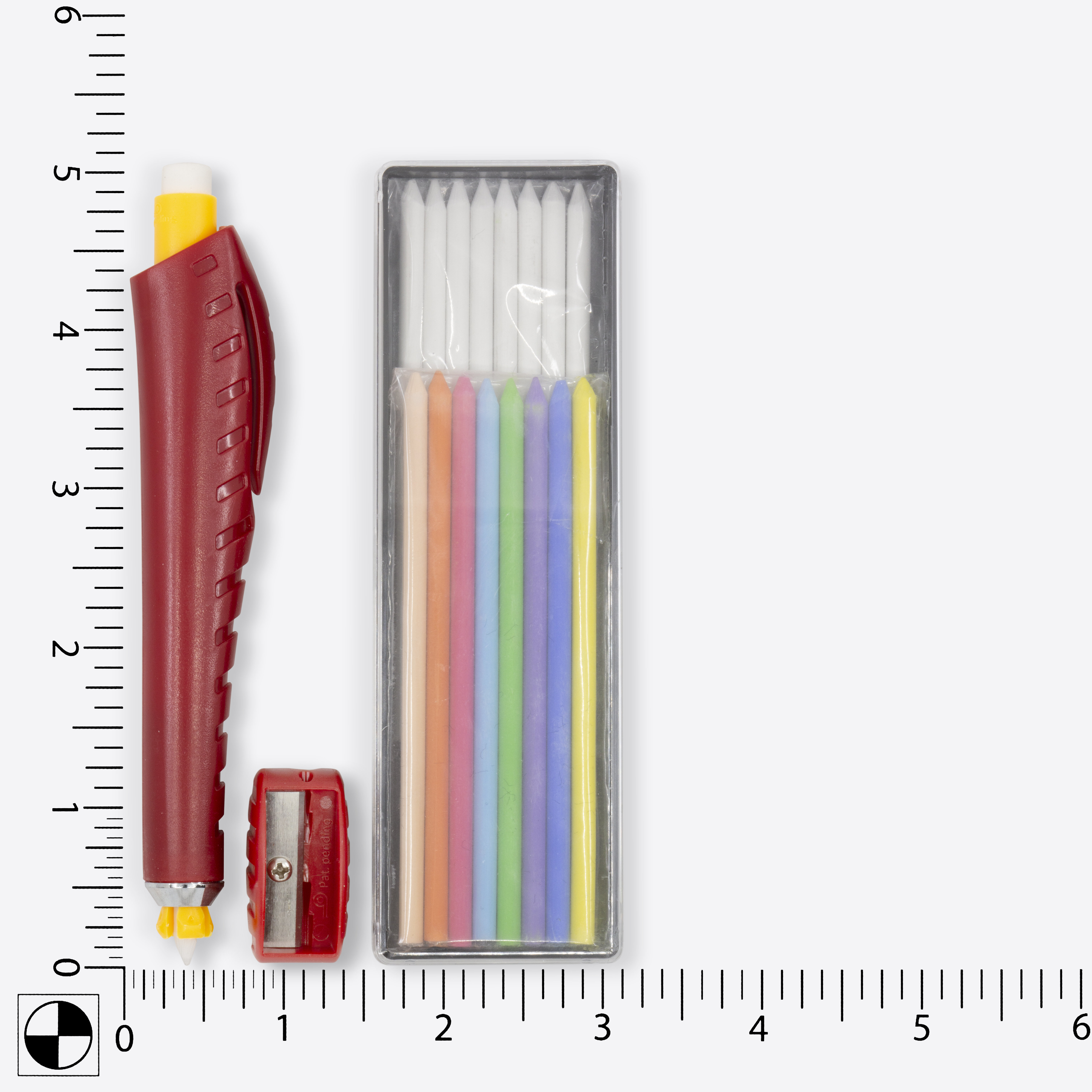 Dritz Tailors Chalk Pencil Refill - 3/Pack - Assorted Colors