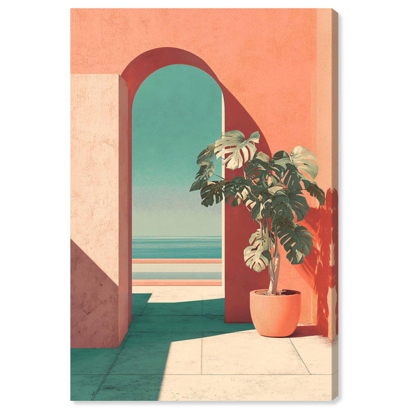 «Breeze Pathway», reproduction d'art sur toile par Art Remedy, 20 x 30, H 30 po x l 20 po, Toile tendue avec châssis
