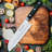 Due Cigni Americas Florence 7.09 in. Hollow Edge Santoku Knife