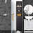 Bathroom Cabinet - 3 Shelves And Drawer In Brown For Storing Hygiene Products Storage With Extra Space