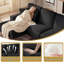 Modern Oversize 269cm 4-Seater Corduroy U-Shaped Sofa and Chaise With Solid Wood Legs-709428290