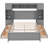 Solid Wood Bookcase Bed-1588046562