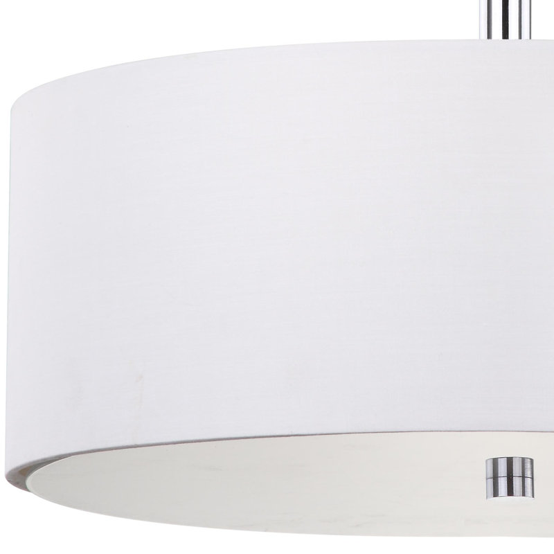 Billie Fabric Semi Flush Mount