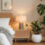 Pot à fleurs en strobone intérieur / extérieur Kute Nest - blanc de Santorin P 12 po (ouverture 7,8 po)-114366457-114366458