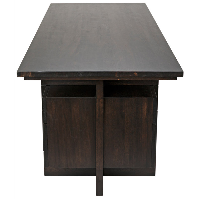 Bridge Solid Wood Writing Desk